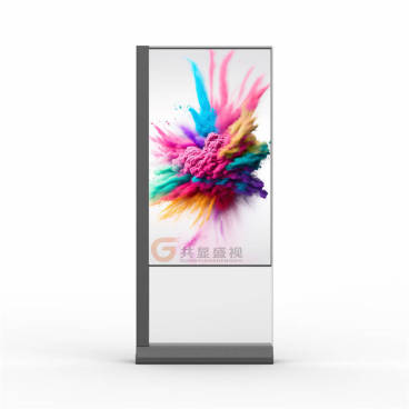 OLED透明虚拟迎宾屏-立式款